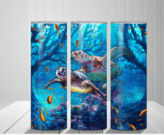 Under The Sea | Sublimation Tumbler Transfer
