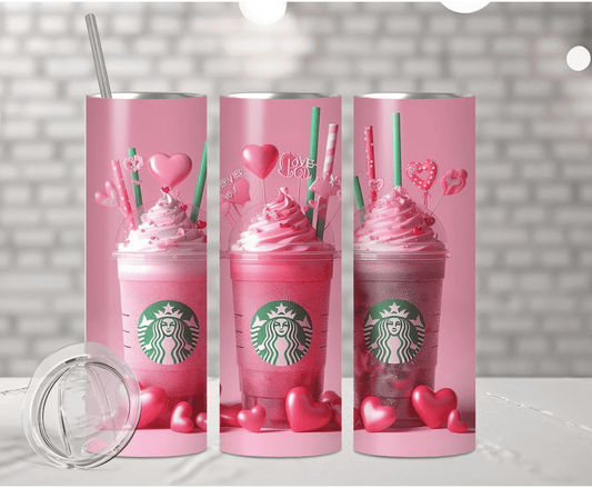 Starbuck's Pink Drink | Sublimation Tumbler Transfer