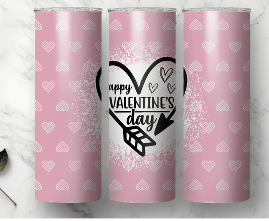 Happy Valentine's Day | Sublimation Tumbler Transfer