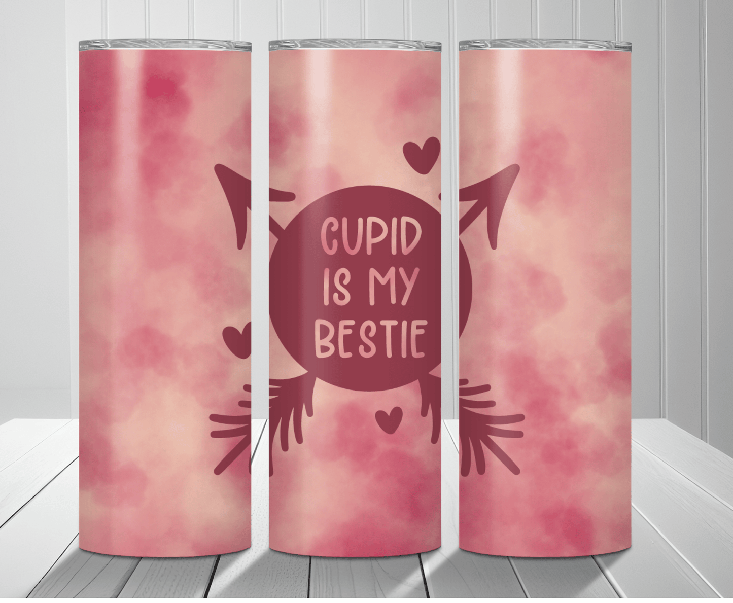 Cupid Is My Bestie | Sublimation Tumbler Transfer