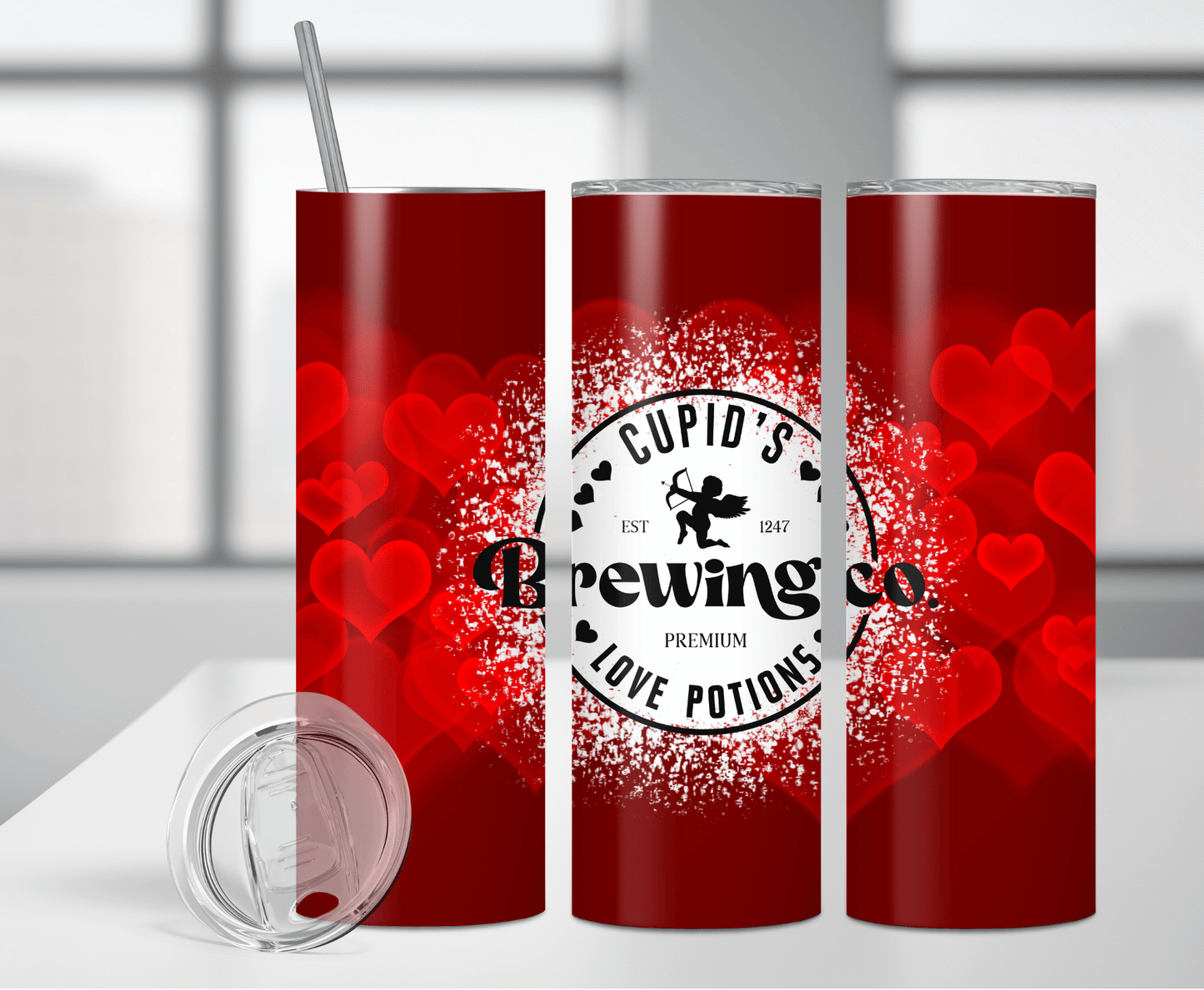 Cupid's Brewing Co | Sublimation Tumbler Transfer