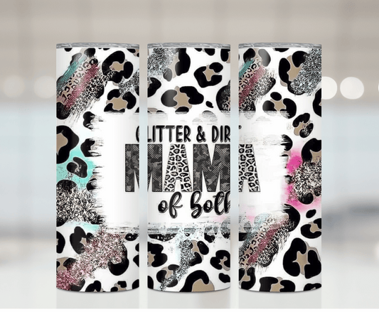 Cheetah Glitter And Dirt | Sublimation Tumbler Transfer - Griffin Expressions