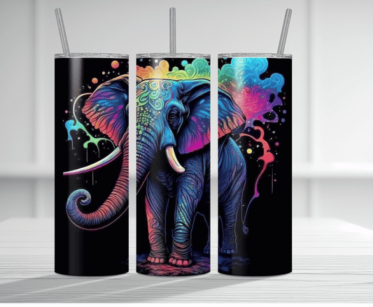 Watercolor Elephant | Sublimation Tumbler Transfer