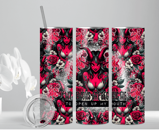 My Demons | Sublimation Tumbler Transfer - Griffin Expressions