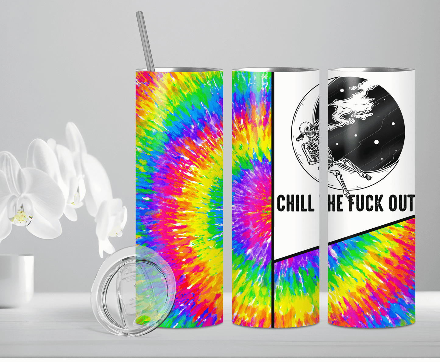 Chill The Fuck Out | Sublimation Tumbler Transfer