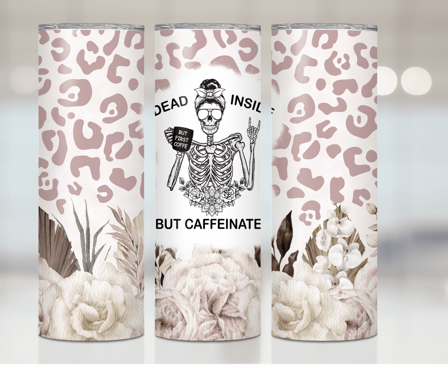 Cheetah Dead Inside | Sublimation Tumbler Transfer