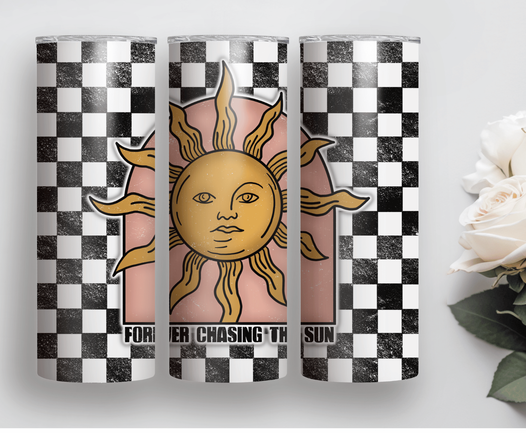 Forever Chasing The Sun | Sublimation Tumbler Transfer - Griffin Expressions