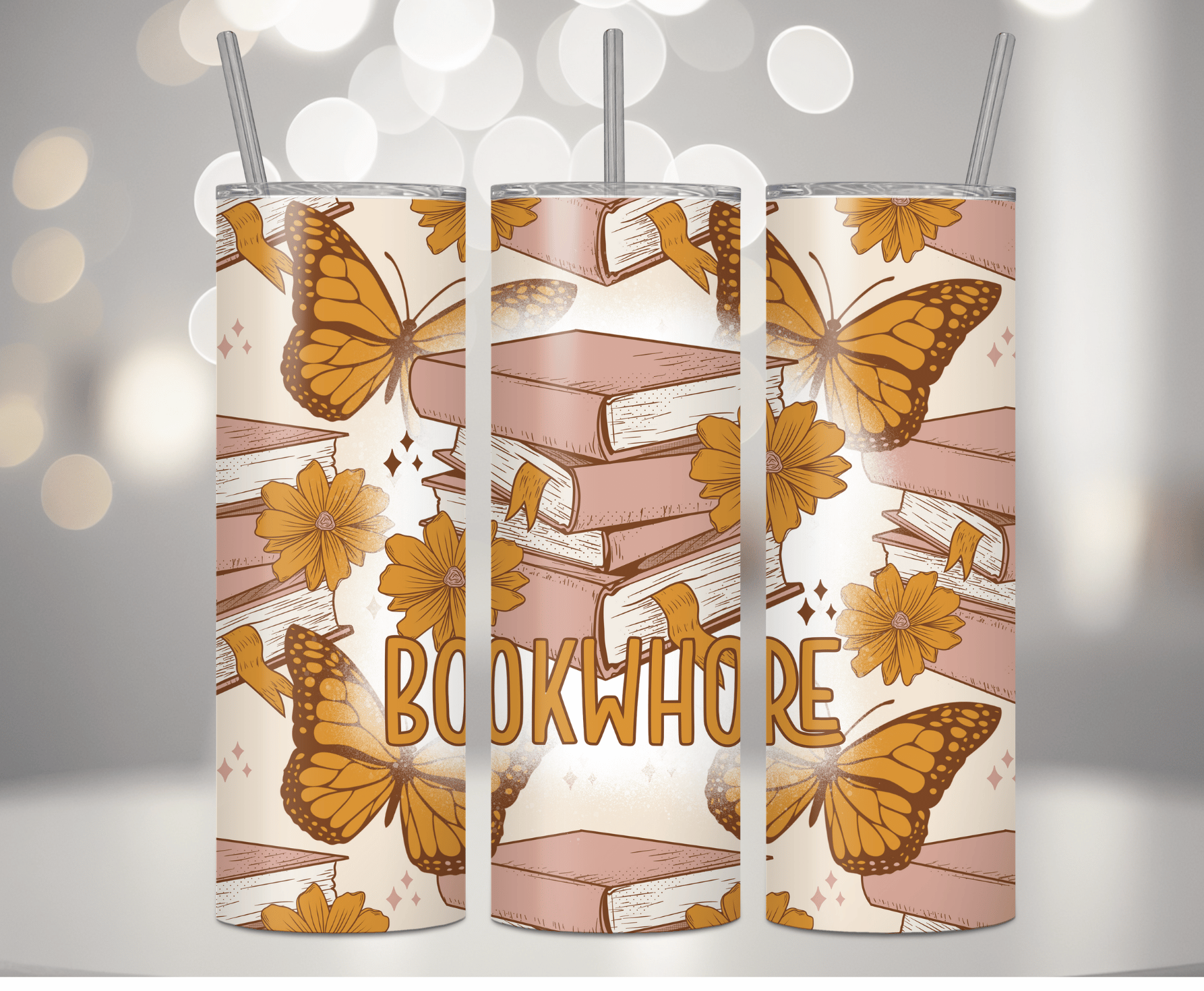 Bookwhore | Sublimation Tumbler Transfer - Griffin Expressions