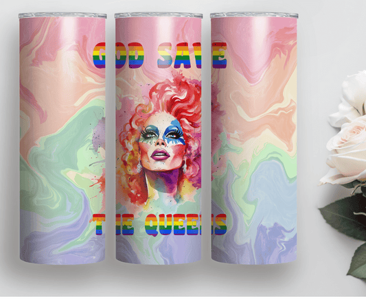 God Saves The Queens | Sublimation Tumbler Transfer