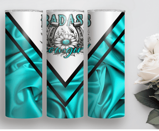 Badass Cowgirl | Sublimation Tumbler Transfer