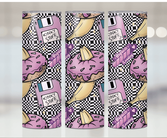 Kinky Donut & Banana  | Sublimation Tumbler Transfer