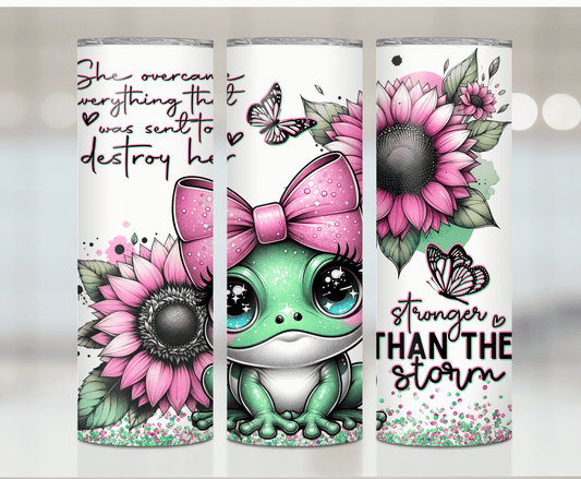 Frog Strong | Sublimation Tumbler Transfer