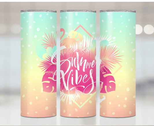 Summer Vibes | Sublimation Tumbler Transfer