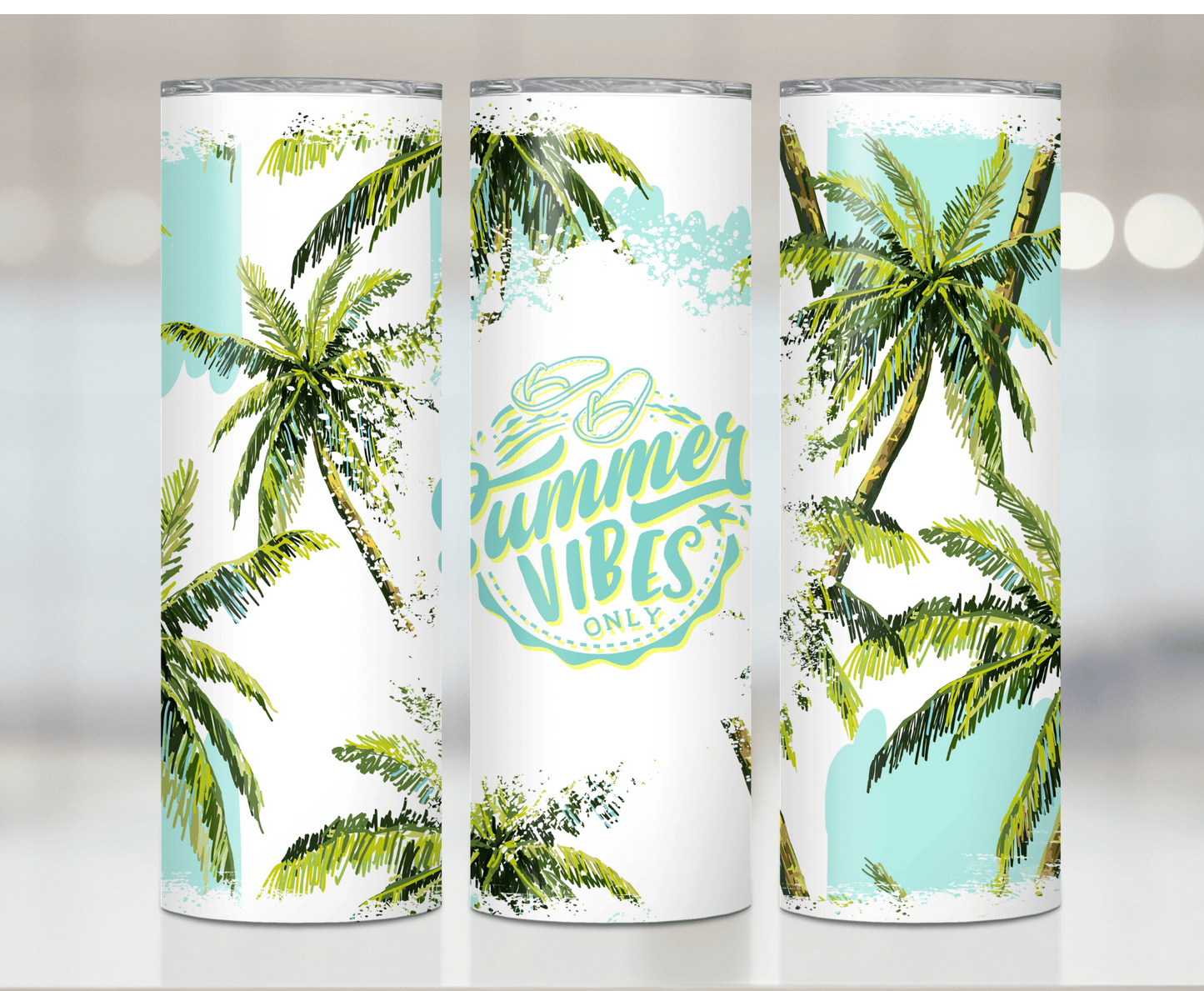 Summer Vibes | Sublimation Tumbler Transfer - Griffin Expressions