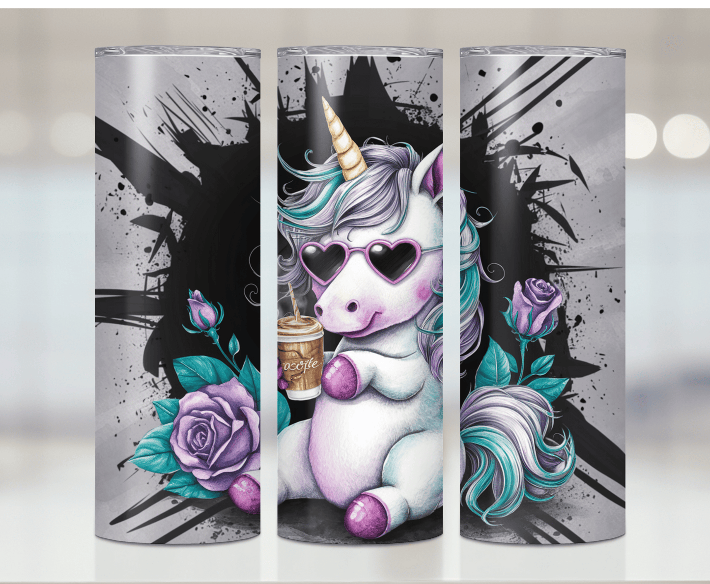 Unicorn Coffee | Sublimation Tumbler Transfer