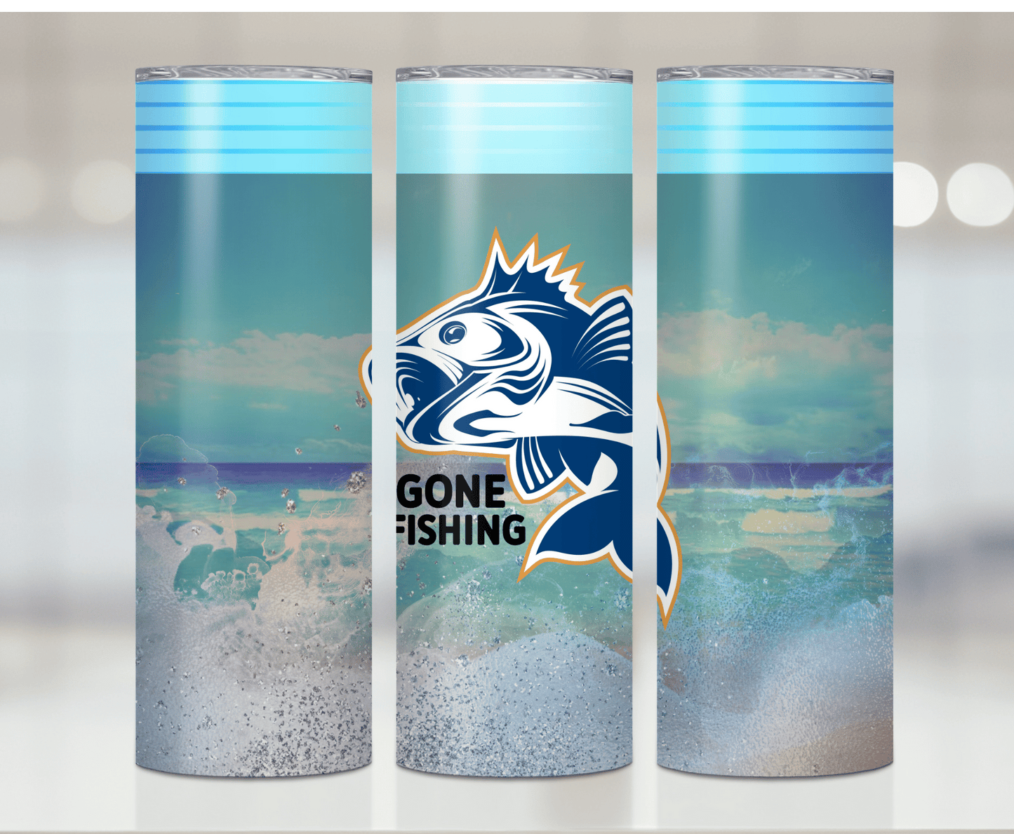 Gone Fishing | Premium Sublimation Tumbler Transfers – Vibrant, Long-Lasting Designs
