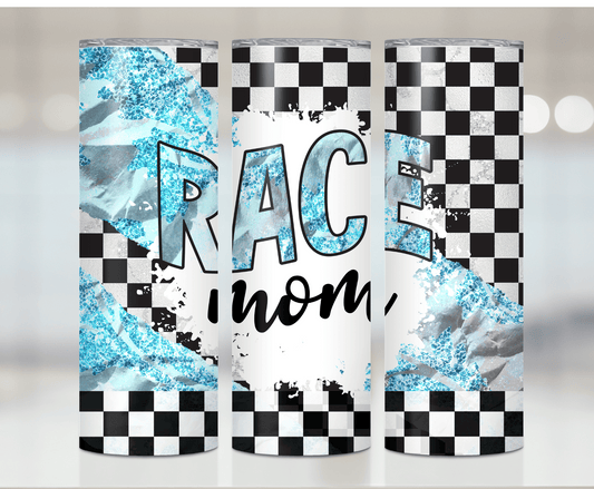Race Mom | Premium Sublimation Tumbler Transfers – Vibrant, Long-Lasting Designs
