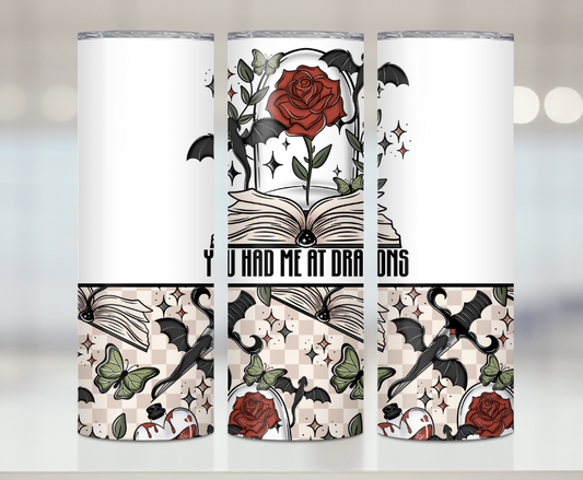 You Had Me At Dragons Print | Premium Sublimation Tumbler Transfers – Vibrant, Long-Lasting Designs