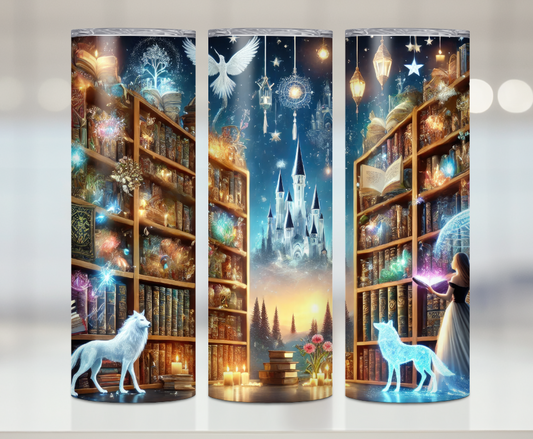 Fairytale Book Print | Premium Sublimation Tumbler Transfers – Vibrant, Long-Lasting Designs
