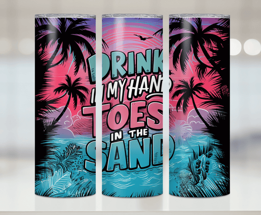 Drink In My Hand | Premium Sublimation Tumbler Transfers – Vibrant, Long-Lasting Designs