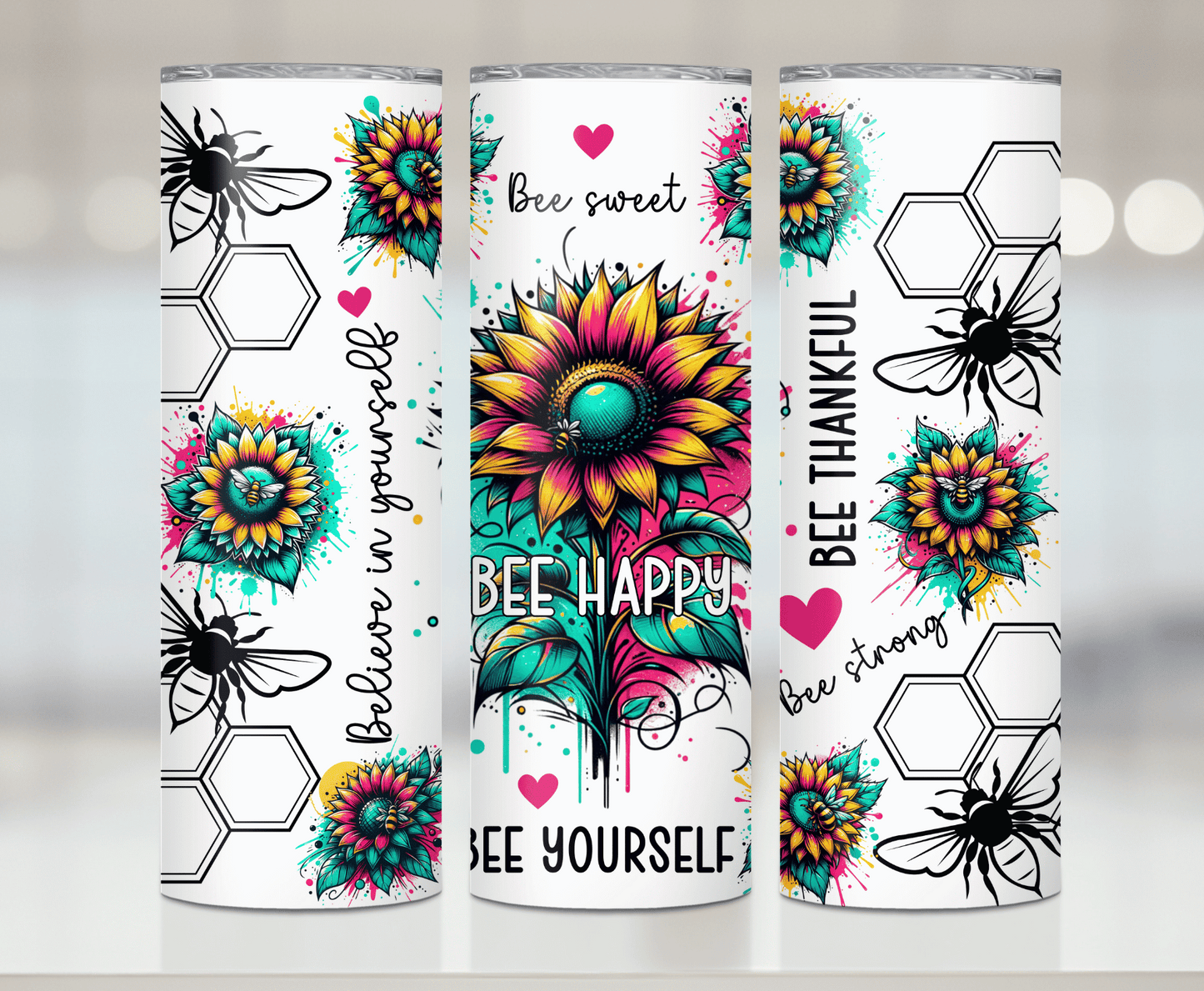 Be Sweet Be Happy | Premium Sublimation Tumbler Transfers – Vibrant, Long-Lasting Designs