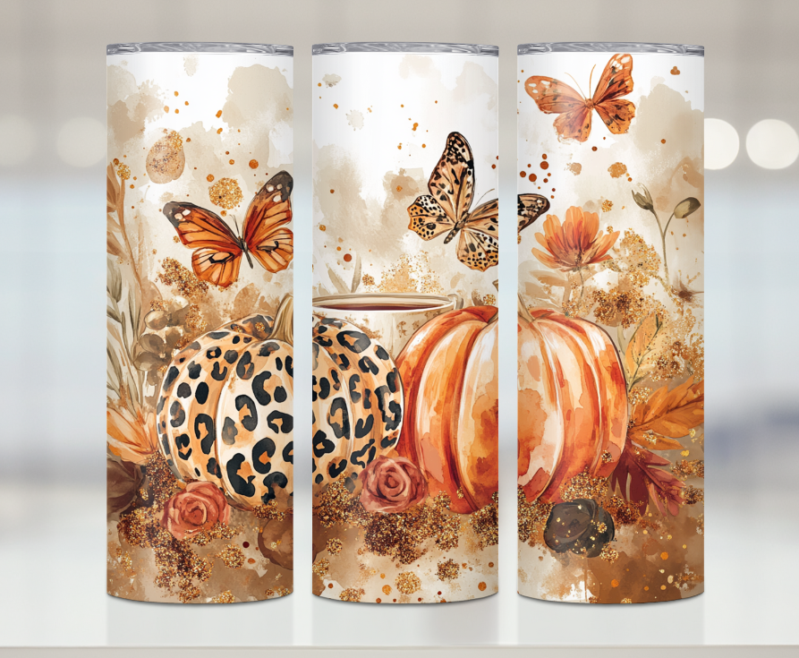 Watercolor Fall Vibes | Premium Sublimation Tumbler Transfers – Vibrant, Long-Lasting Designs