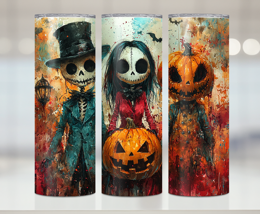 Creepy Halloween | Premium Sublimation Tumbler Transfers – Vibrant, Long-Lasting Designs