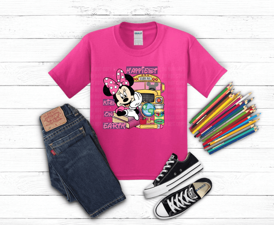 Minnie School | DTF Heat Transfer Exclusive