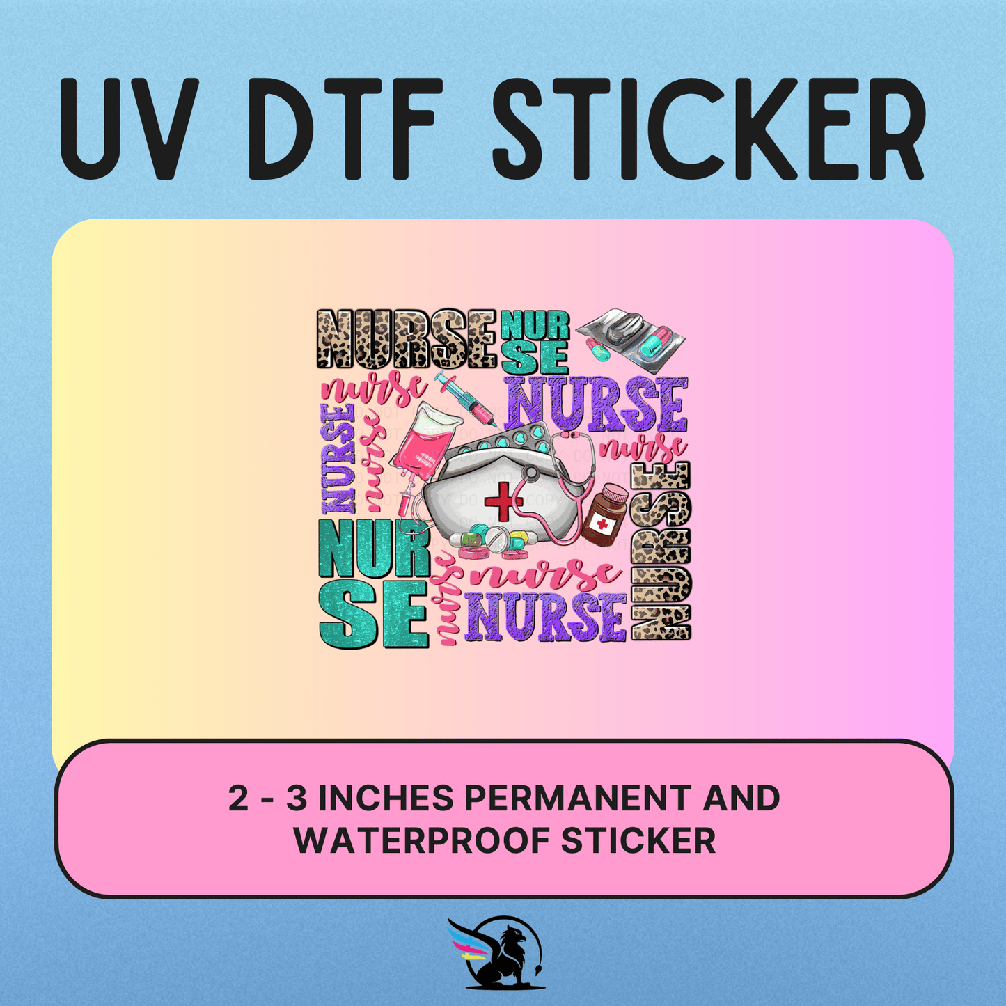 Nurse | UV DTF STICKER