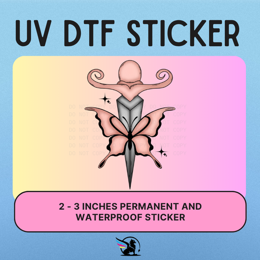 Turn Pain Into Power   | UV DTF STICKER