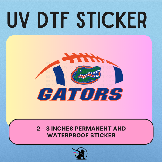 Gator Football | UV DTF STICKER