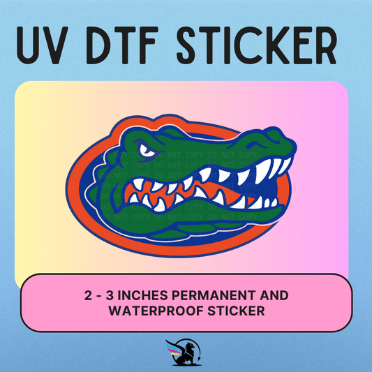 Gator Head | UV DTF STICKER