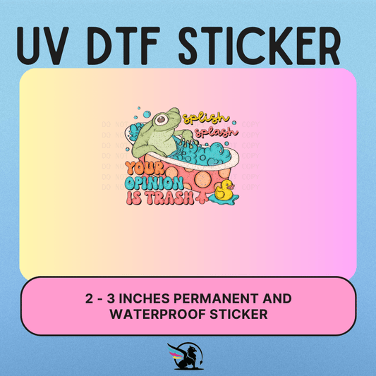 Splish Splash | UV DTF STICKER