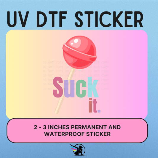 Suck It Lolipop | UV DTF STICKER