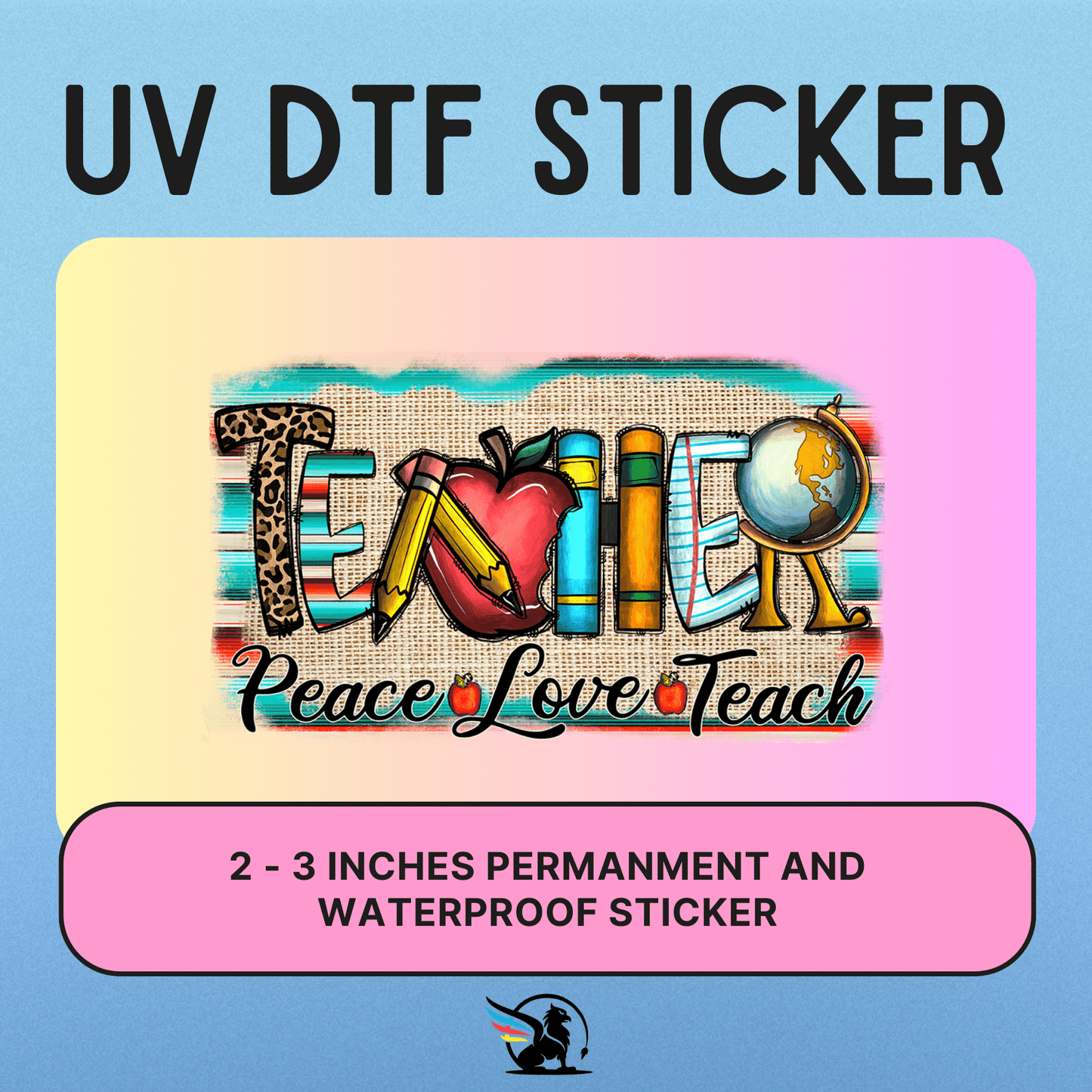 Teacher | UV DTF STICKER