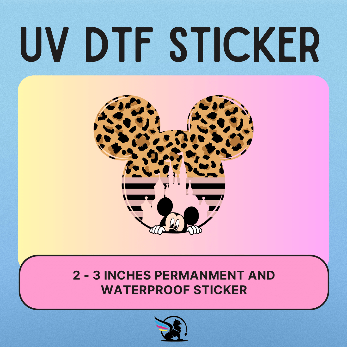 Mouse Boy | UV DTF STICKER