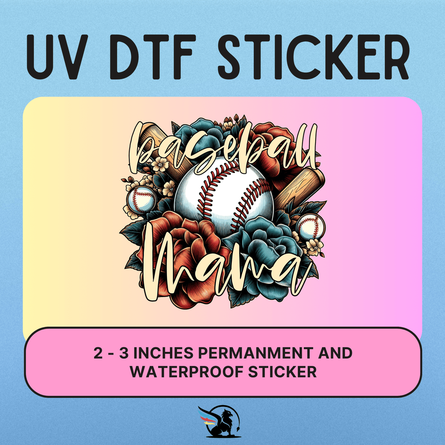Baseball Mama | UV DTF STICKER