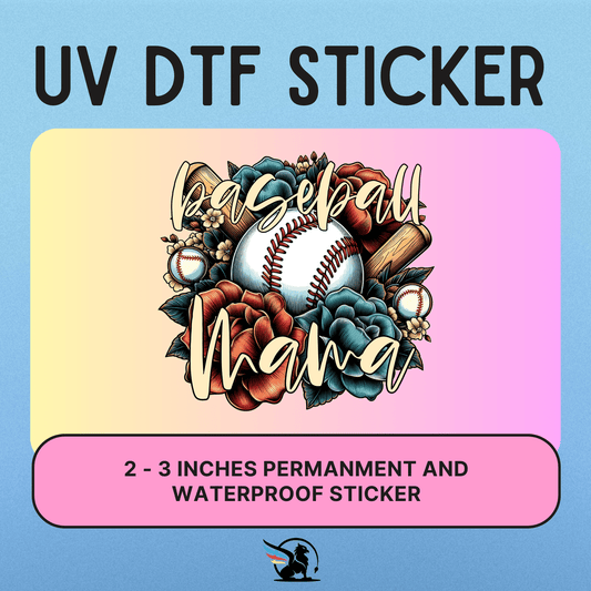 Baseball Mama | UV DTF STICKER