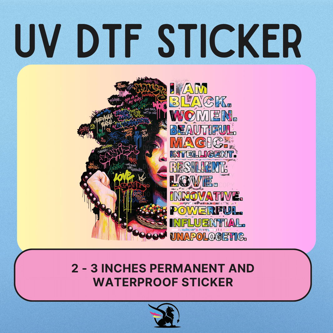 UV DTF Stickers – Griffin Expressions