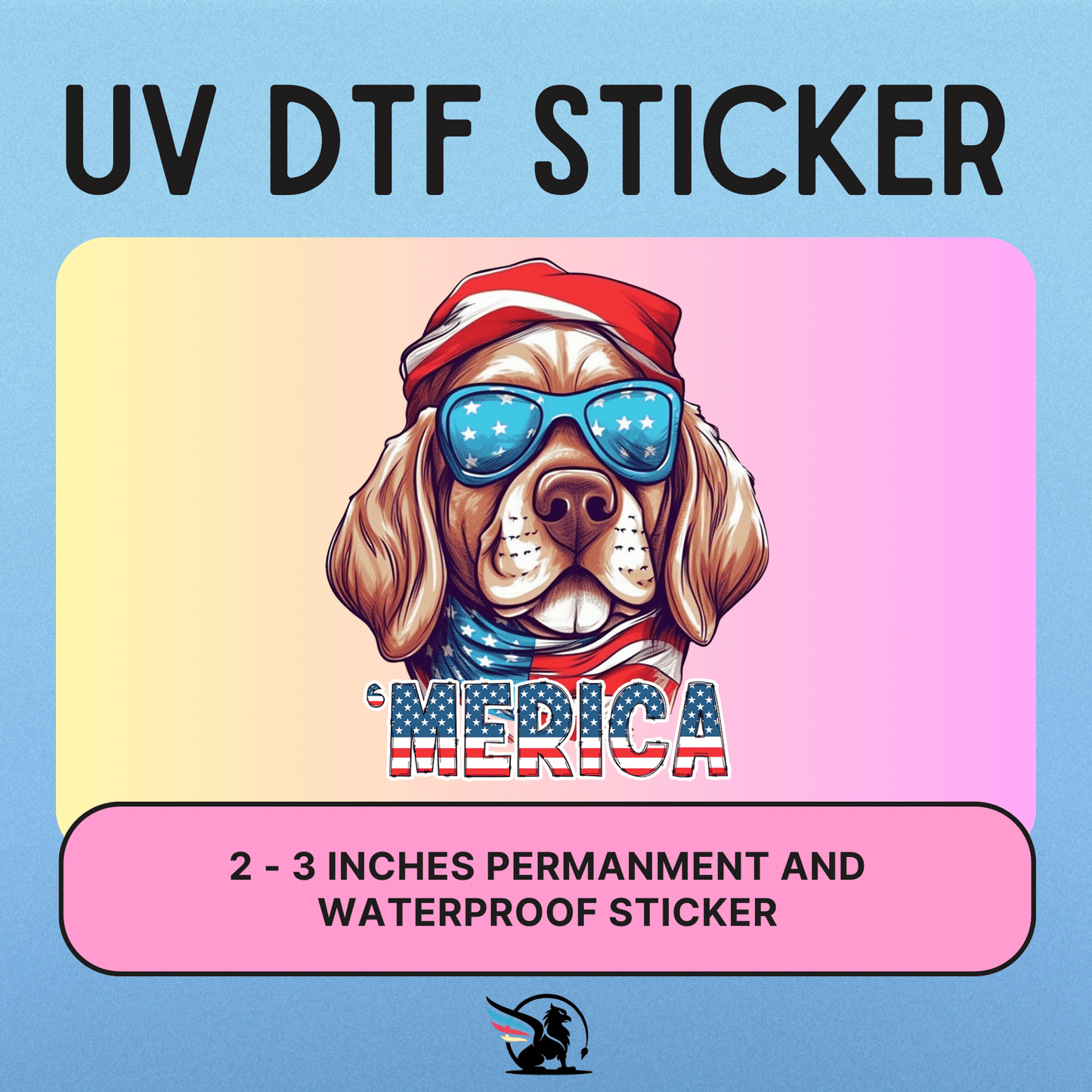 'Merica | UV DTF STICKER