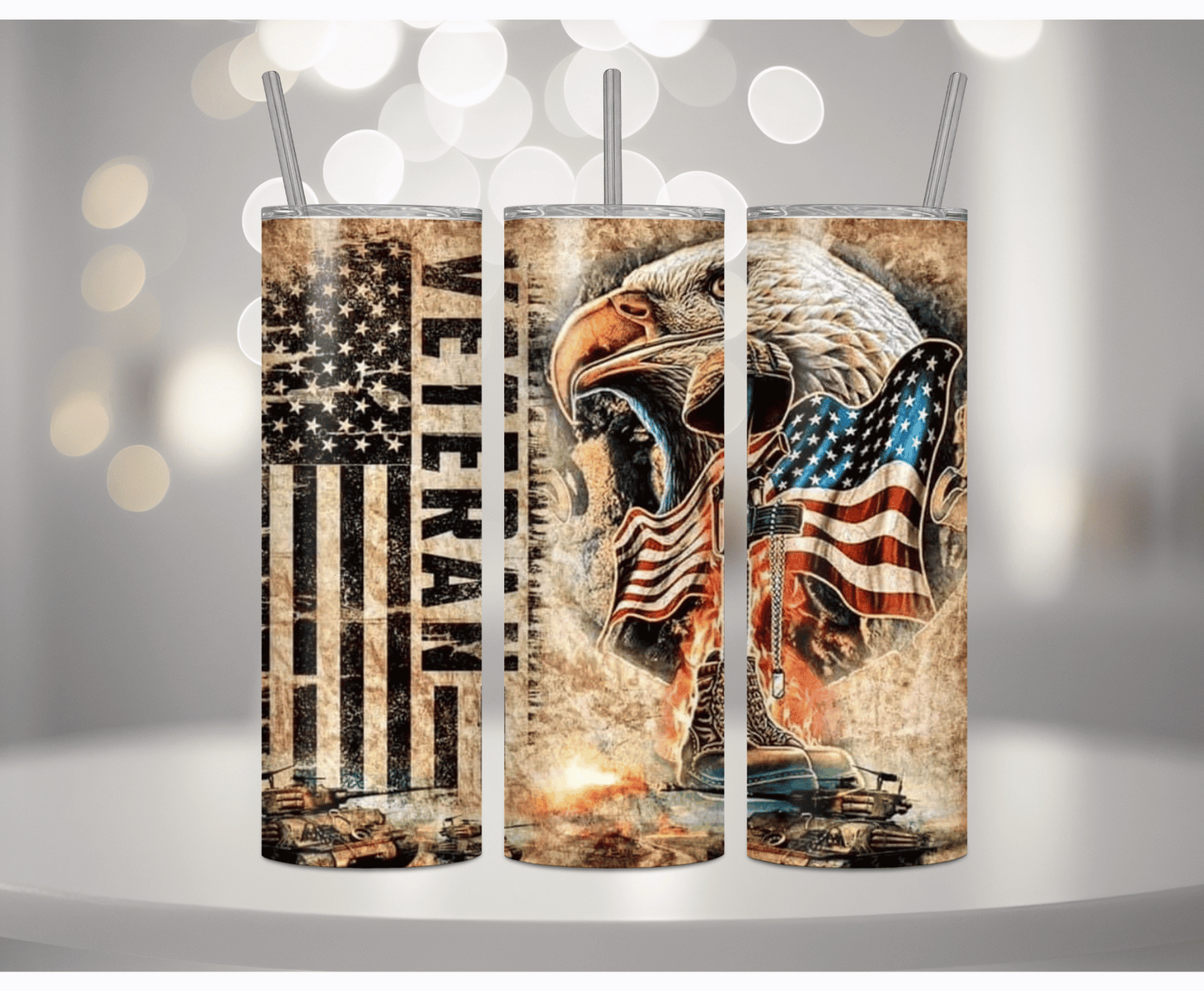 Veteran | Sublimation Tumbler Transfer