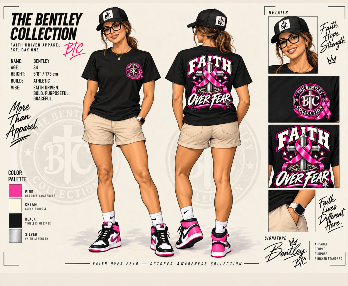 Faith Over Fear | October Awareness Tee | TBC
