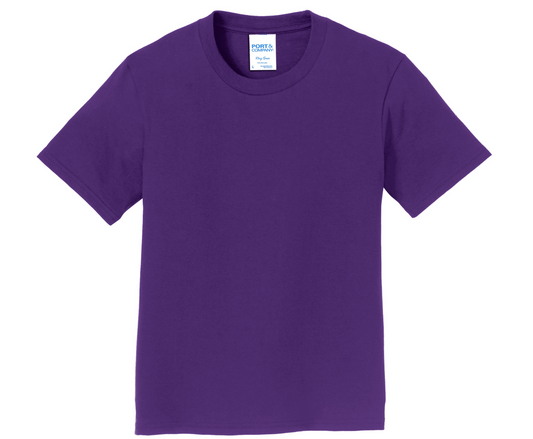 Port & Company® Youth Fan Favorite™ Tee | Team Purple