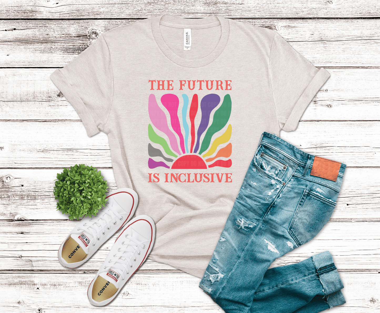 Premade DTF Transfer Gang Sheet For Graphic Tees | Pride Sparkle