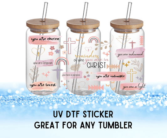 You Are Chosen | UV DTF Wrap – Waterproof, Durable, & Vibrant Sticker