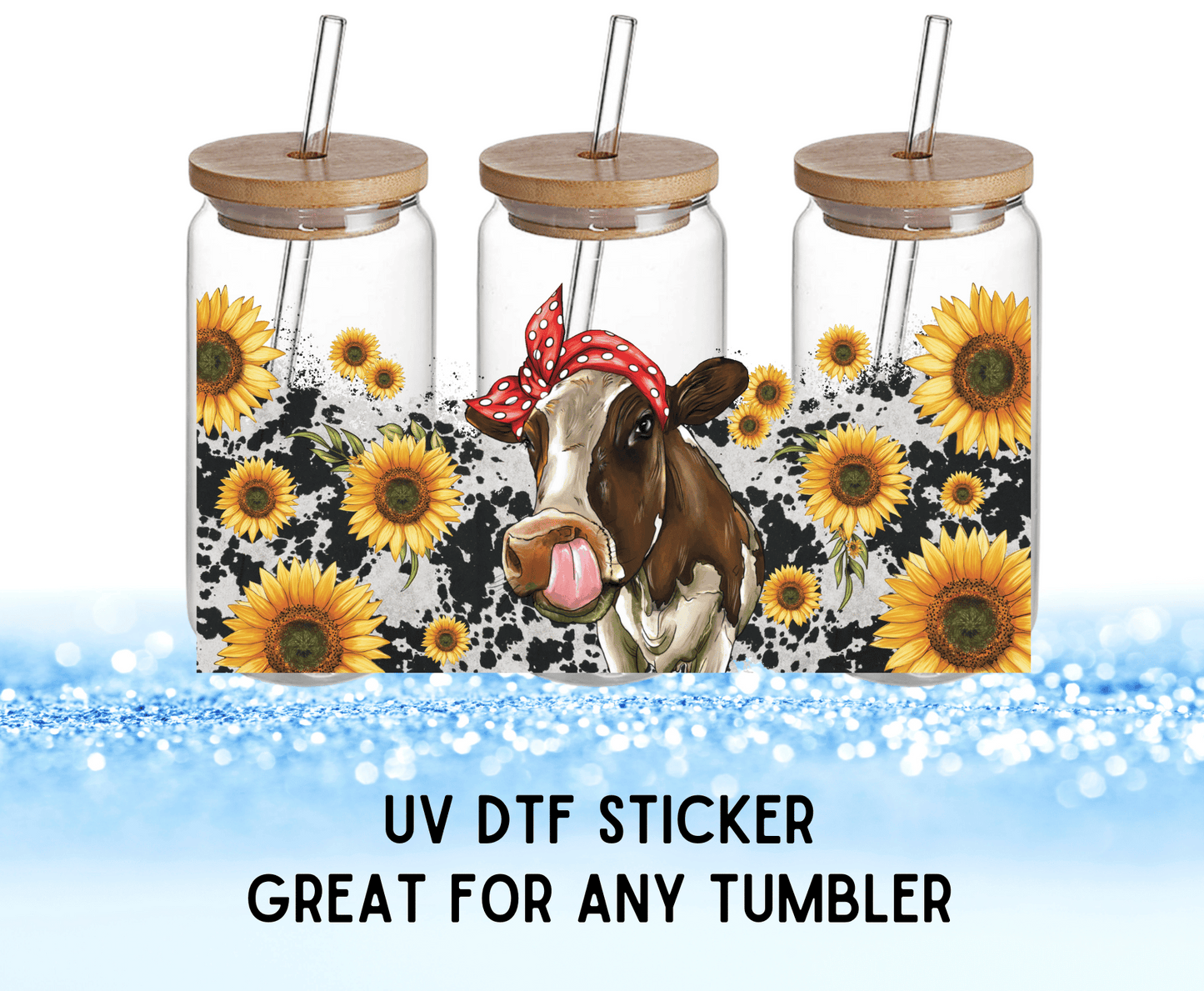 UV DTF Sticker | Cow