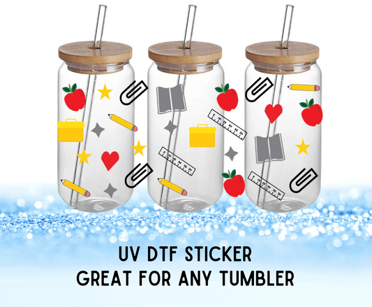 UV DTF Sticker | School Teacher