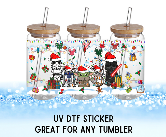 UV DTF Sticker | Star Wars Christmas