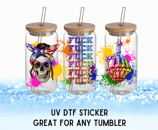 UV DTF Sticker | FUCK