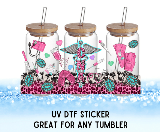 C. N. A. Colorful Flowers | UV DTF Wrap – Waterproof, Durable, & Vibrant Sticker - Griffin Expressions